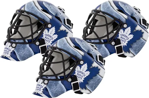 Miniatura 23 de Franklin Sports mini máscara para portero con logo de la NHL