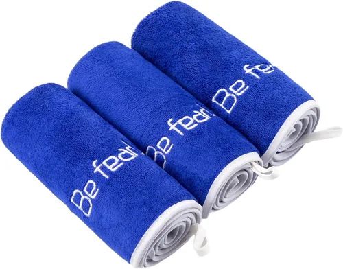 Miniatura 14 de Juego de toallas de gimnasio de microfibra para hombres y mujeres, toallas súper suaves y de secado rápido para fitness, yoga, ciclismo, natación