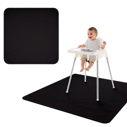 Miniatura 18 de BapronBaby Adventure Awaits - Tapete impermeable para debajo de sillas altas, suelos, mesas, tiempo de juego o artes y manualidades, lavable a