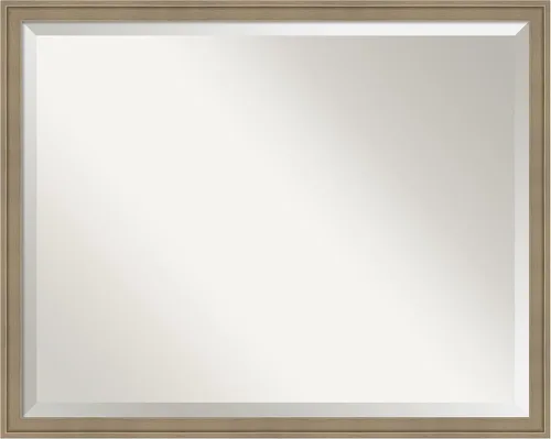 Miniatura 37 de Amanti Art - Espejo con marco para el tocador o para montar en la pared del baño, medidas en pulgadas Grano de café marrón