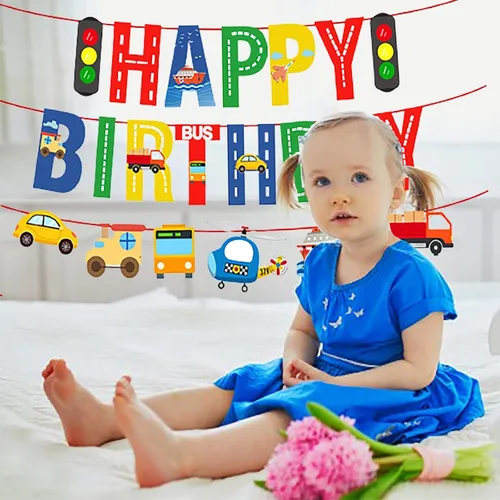 Miniatura 5 de Cartel de feliz cumpleaños de perro azul con estampado de pata de perro, decoración de fiesta de cumpleaños de perro, fiesta temática de baby