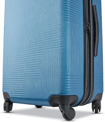 Miniatura 4 de American Tourister Stratum XLT - Equipaje rígido, extensible con ruedas giratorias, Azul (Spruce)), 122712