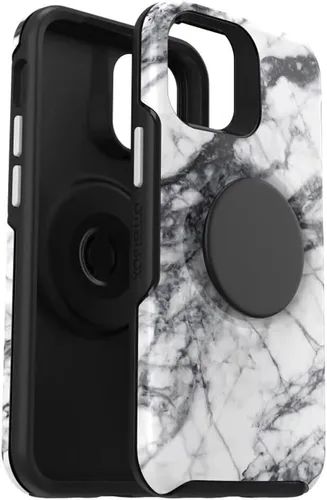 Miniatura 10 de OtterBox Otter + POP Symmetry Series - Funda para iPhone 12 Mini, color negro