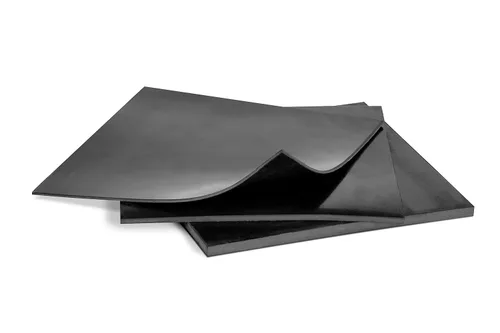 Miniatura 10 de Láminas de hule, 6 x 6 x 1/16 pulgadas, color negro, (3 unidades), material para hacer juntas de plomería, soportes, niveladores, paragolpes