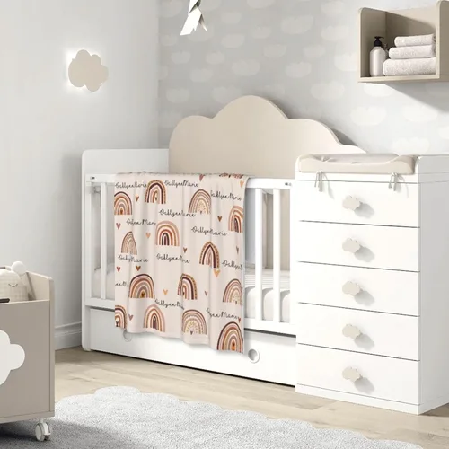 Miniatura 2 de Mantas de bebé personalizadas para niños y niñas, regalos personalizados para bebés, mantas de bebé personalizadas para niñas y niños, artículos