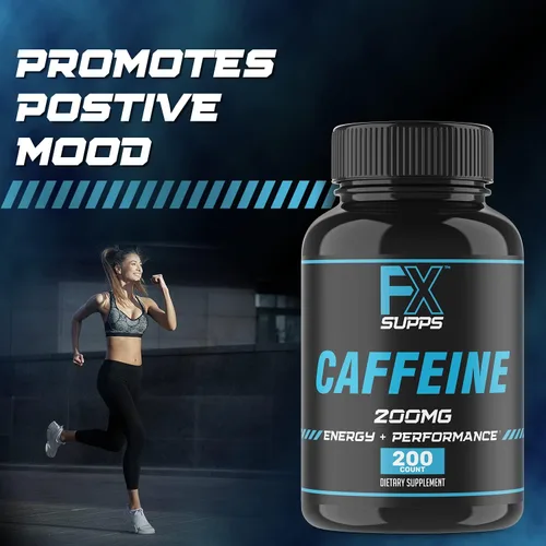 Miniatura 5 de Fx Supps - Pastillas de cafeína de 200 mg (paquete de 2, 200 cápsulas), suplemento energético de acción rápida para hombres y mujeres, mejora