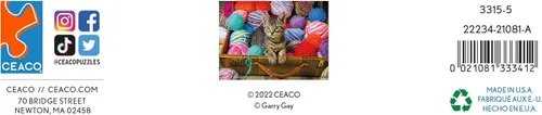 Miniatura 7 de Ceaco - Garry Gay - Gatito curioso - Rompecabezas de 1000 piezas