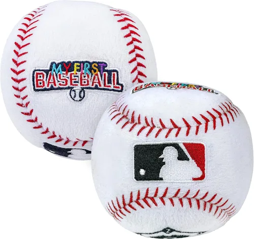 Miniatura 8 de Franklin Sports MyFirst Pelotas Deportivas de Felpa Suave - Juguete de Peluche Relleno de Baloncesto, Béisbol + Fútbol Americano para Niños - NBA