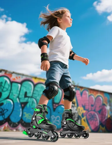 Miniatura 5 de 2PM SPORTS Patines en línea para niños y niñas de 4 a 8, 6 a 12 años, con ruedas iluminadas, cuchillas ajustables para niños y jóvenes principiantes