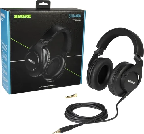 Miniatura 2 de Shure SRH440A Auriculares Profesionales de Estudio con Cable Sobre la Oreja – Auriculares de Monitoreo y Grabación con Respuesta de Frecuencia