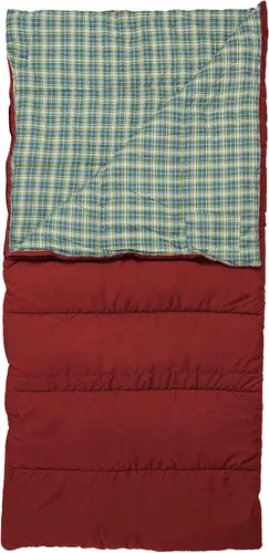Teton Evergreen Sleeping Bag for Adults – Warm & Cozy All-Season Camping Sleeping Bag with Spacious Fit for Cold Weather or Mild Nights