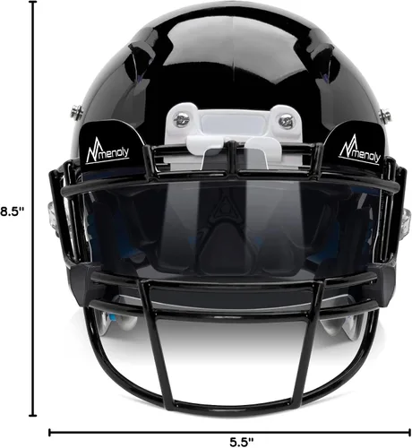 Miniatura 8 de MENOLY Visera de fútbol, visera de casco de fútbol juvenil, resistente a los arañazos, bloqueador UV, visera de protección facial para casco