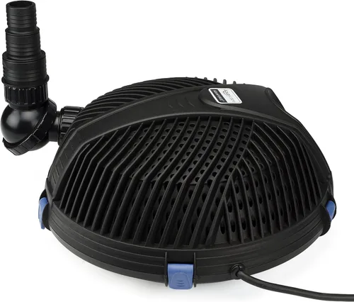 Aquascape Aquaforce Bomba asincrónica de agua con jaula protectora para estanques, lagos pequeños y cascadas, Negro