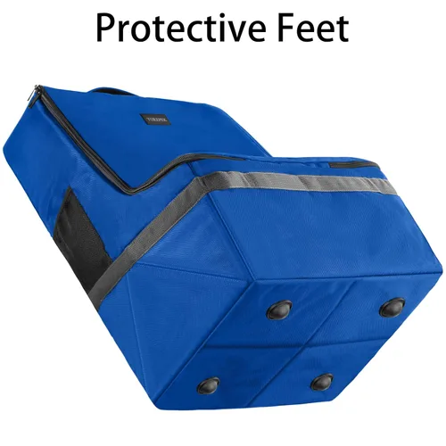 Miniatura 6 de YOREPEK Bolsa de viaje para asiento de automóvil, mochila acolchada para asientos de automóvil para viajes aéreos, bolsa de viaje resistente
