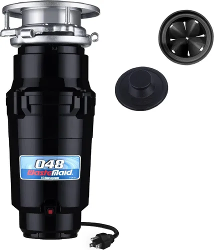 Miniatura 8 de Waste Maid 10-US-WM-058-3B - Sistema de molienda de residuos de alimentos de acero inoxidable antiatascos, 1/2 HP Economy, negro