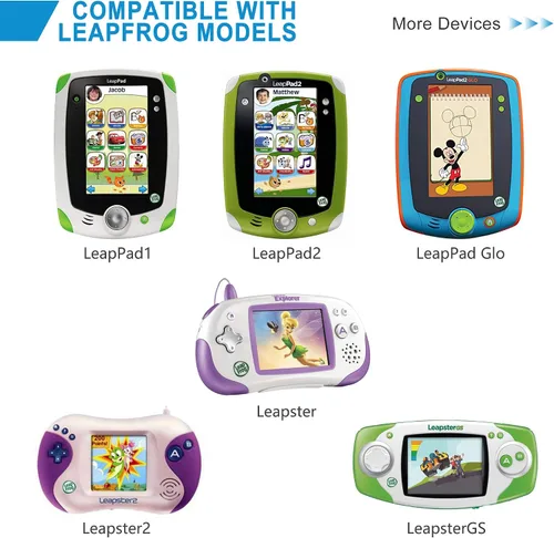 Miniatura 3 de Cargador Leapfrog de repuesto para LeapPad 2, LeapPad 1 Tablets, LeapsterGS Explorer, Leapster Explorer y Leapster2 (cable de 6.6 pies de largo)