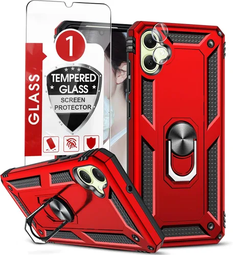 Miniatura 10 de LeYi para Samsung Galaxy A03S Funda de teléfono, Funda Samsung AO3S con [Paquete de 2] Protector de pantalla, [Calidad militar] Funda protectora