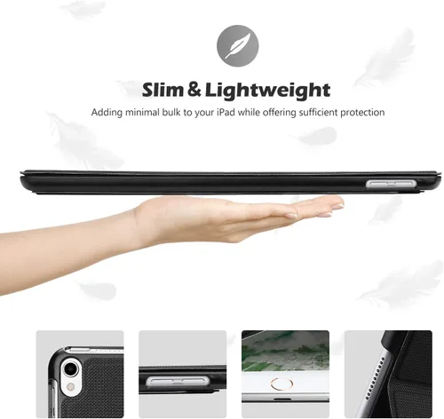 Miniatura 6 de ProCase Funda para iPad Air 3 de 10.5 pulgadas 2019 / iPad Pro 10.5 2017, funda protectora con soporte delgado, funda inteligente para iPad Air