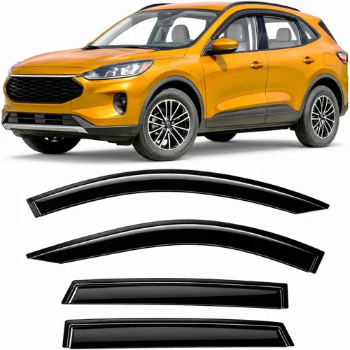 Miniatura 45 de Protectores de lluvia adhesivos 2017-2022 para Honda CR-V Viseras deflectoras de ventana lateral LX EX EX-L Touring 3D onduladas estilo JDM CRV