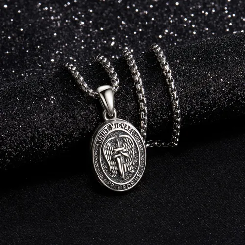 Miniatura 3 de Mandala Necklace 925 Sterling Silver Lotus Flower Necklace, Om Necklace Vintage Viking Amulet Pendan Necklacet Gift