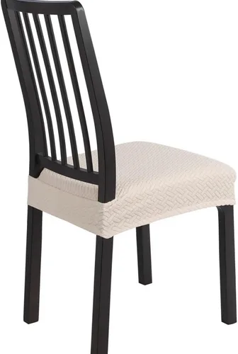 Miniatura 52 de SearchI Juego de 6 Fundas de Asiento para Sillas de Comedor Elásticas, Fundas de Asiento Suave Extraíbles y Lavables para Sillas de Comedor, Flor