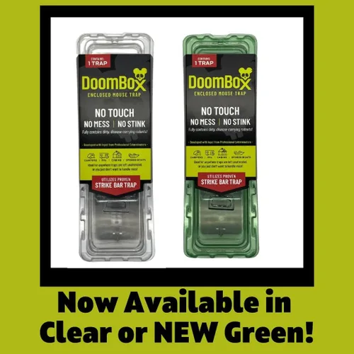 Miniatura 3 de DoomBox Trampa transparente para ratones, altamente eficaz y mantiene el desorden con el mouse, tecnología patentada de cierre Click-It, segura