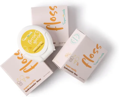 Miniatura 16 de SuperMouth® Hilo dental sin flúor, hilo dental expansible para eliminar la placa y soporte del esmalte, fórmula suave para niños, adultos y mujeres