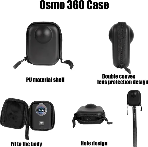 Miniatura 3 de PellKing Protectores de lente para DJI Osmo 360, protector de lente con funda de cámara y protector de pantalla, kit de accesorios para cámara
