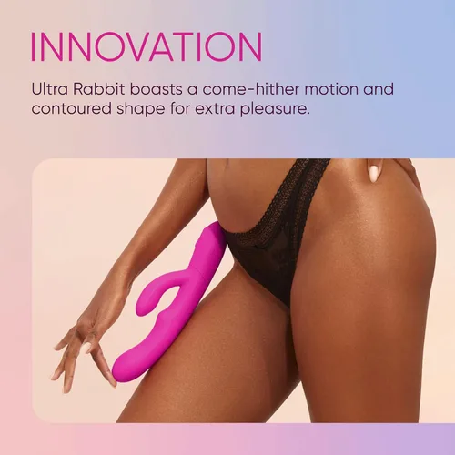 Miniatura 4 de Femme Funn Vibrador Ultra Rabbit – Vibrador de punto G de 7 velocidades y recargable por USB – Discretos juguetes de consolador rosa para mujeres