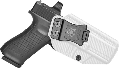 Miniatura 8 de Amberide IWB Kydex Holster for Glock 17/22 / 31/34 Gen 1-5, Concealed Carry, MOS and Non-MOS Options Available, Adjustable Cant, Posi-Click Fibra
