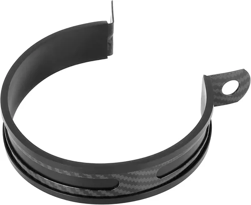 Miniatura 3 de F FIERCE CYCLE Abrazadera de junta de banda de escape de 89mm, 3.5" 3 1/2 pulgadas para tubo de silenciador de motocicleta, acero inoxidable negro
