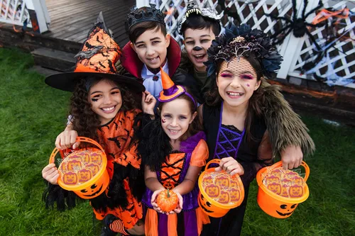 Miniatura 6 de Fruidles Caramelos de paletas de tatuaje de calabaza naranja, ideal para rellenos de bolsas de fiesta, envueltos individualmente (media libra)