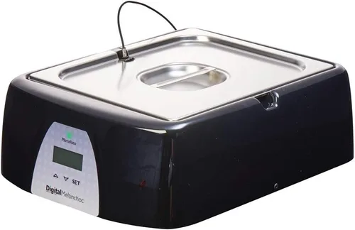 Miniatura 2 de Martellato MCD101110V Meltinchoc Meltinchoc - Olla para fundir chocolate, 110 voltios, 3,6 litros, color negro y plateado