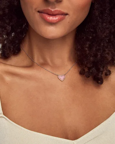 Miniatura 3 de Kendra Scott Ari - Collar con colgante de corazón y longitud ajustable para mujer, joyería a la moda