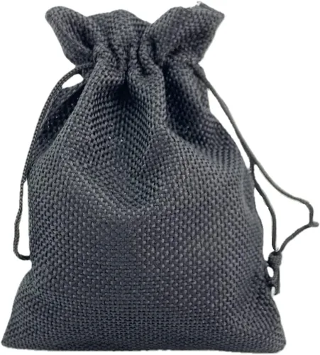 Miniatura 75 de Palmhomee Paquete de 20 bolsas de regalo de arpillera con cordón, bolsas de joyería de lino, bolsas de yute de boda para joyas y bolsas