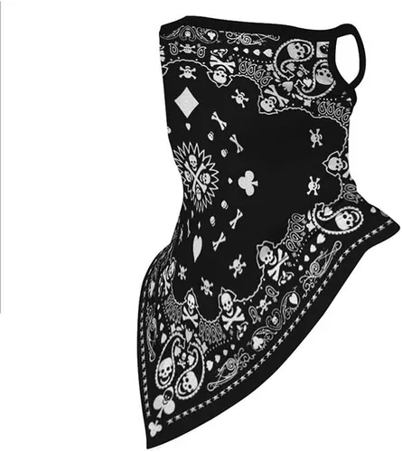 Miniatura 8 de Bufanda para la cara, pañoleta para orejas, pasamontañas para la cara, pasamontañas para la cara, polainas para el cuello, para hombres y mujeres