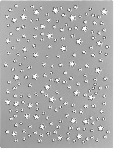Troqueles de corte de fondo de estrellas de metal, fondo de estrella de cinco puntas, plantillas en relieve, molde de plantilla para álbumes de