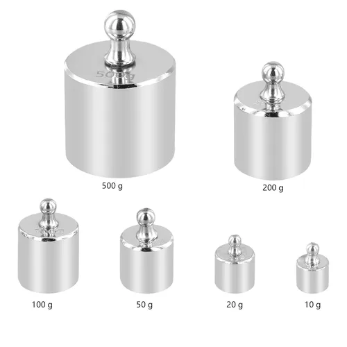 Miniatura 2 de FUNSUEI Juego de 2 pesas de calibración de 3.033 oz, juego de pesas de calibración de precisión, 0.35 oz, 0.71 oz, 1.76 oz, 3.53 oz, 7.05 oz, 17.64