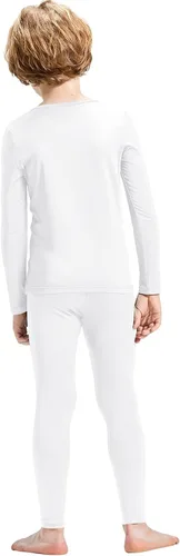 Miniatura 2 de MRIGNT Ropa interior térmica para niños, conjunto de pantalones largos térmicos con camisa y pantalones