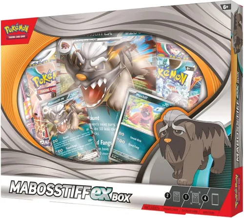 Miniatura 2 de Pokemon TCG: MABOSSTIFF EX Box - 4 paquetes, promociones