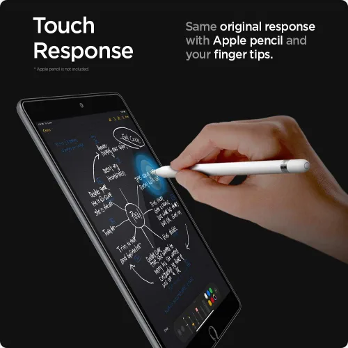 Miniatura 4 de Spigen Protector de pantalla de vidrio templado [GlasTR Slim] diseñado para iPad de 10.2 pulgadas (9ª (2021) / 8ª (2020) / 7ª (2019)