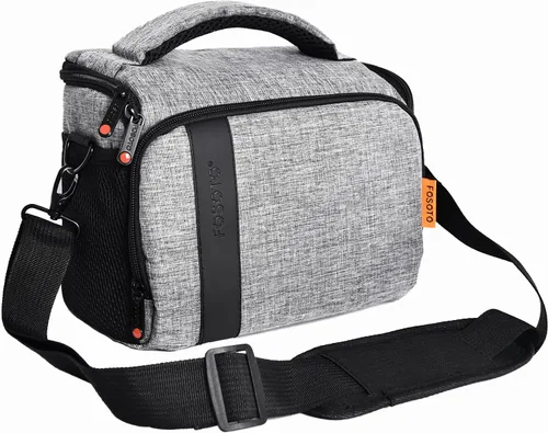 Miniatura 10 de FOSOTO Funda impermeable (con cubierta de lluvia) para cámara de hombro compatible con Nikon D5600 D750 D3300 Canon Rebel SL2 T7i EOS 80D 60D Sony