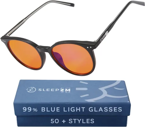 Miniatura 21 de Sleep ZM Blue Light Blocking & Light Sensitivity Glasses - 8 Lens Types for Comfort, Relaxation, Sleep & Relief