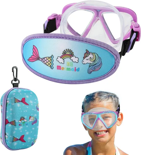 Miniatura 9 de Gafas de natación para niños pequeños, correa de tela, gafas de natación para niños de 3 a 6 años Bate
