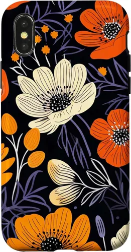 Miniatura 4 de Funda para iPhone 14 Cute Autumn Flower Fall Pumpkin Case