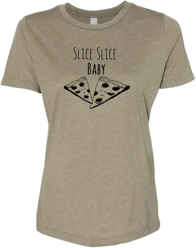 Miniatura 14 de Cute Women's Screen Printed Crew Neck Tee, Shirts With Sayings, Dusty Blue or Olive