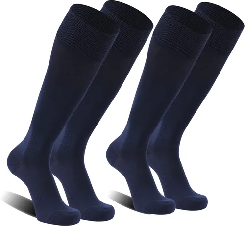 FOOTPLUS Calcetines de béisbol y sóftbol, unisex, por encima de la rodilla, sólidos, deportivos, rugby, fútbol, regreso a casa