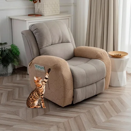 Miniatura 28 de Funda para Silla Reclinable 100% Impermeable, 1 Pieza Fundas Elásticas para Sofá Reclinable Lavables para Silla Reclinable para Mascotas, Perros