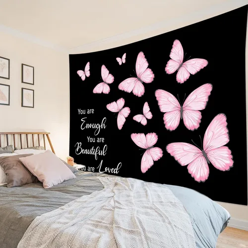 Miniatura 17 de LB Tapiz de león con animales salvajes, león africano, blanco y negro, gris, para colgar en la pared, dormitorio, sala de estar, dormitorio, arte