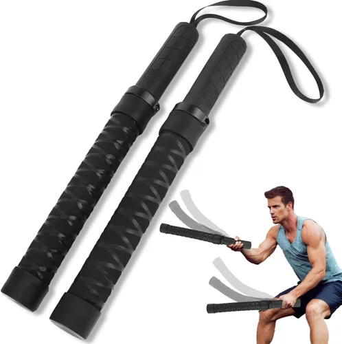 Miniatura 8 de ASIEIT Upgraded Ropeless Battle Rope for Home Gym, Adjustable Weight Battle Ropes for Advanced Fitness Training, Portable Workout Ropes for Negro